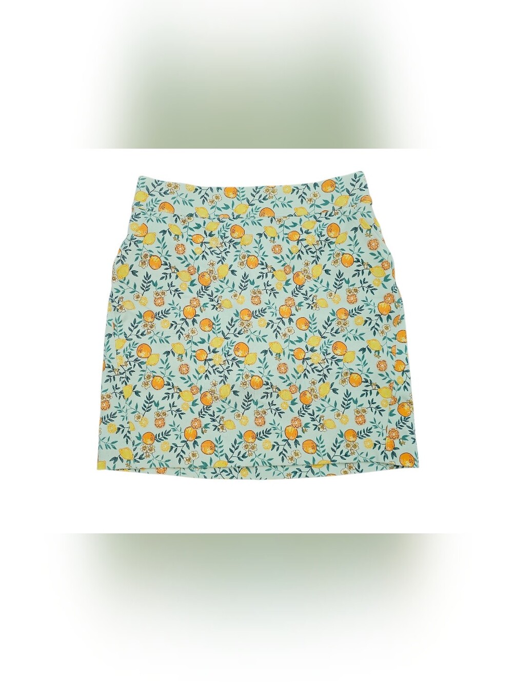 Duluth Trading Co Floral Citrus Skort Size Small